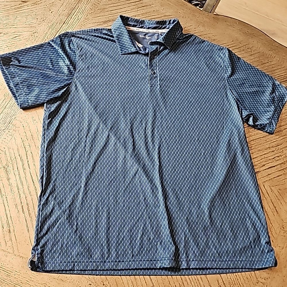 Walter Hagen Navy collared shirt XL